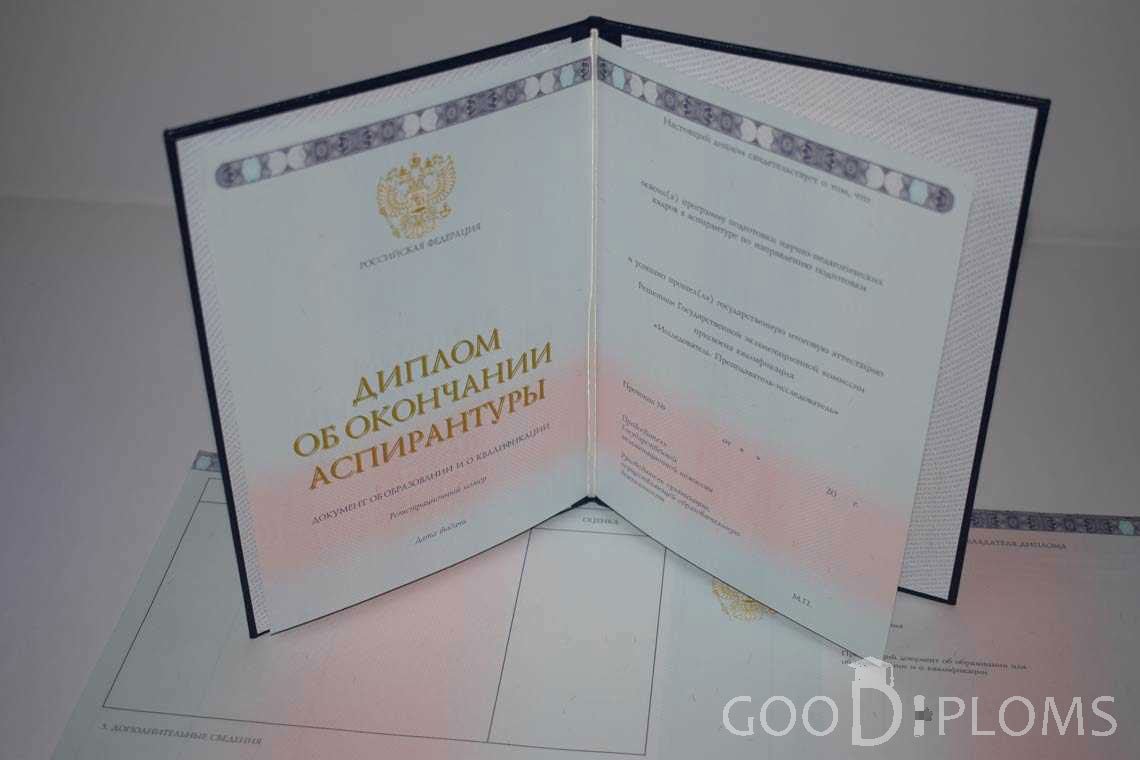 Диплом Аспирантуры период выдачи 2014-2020 -  Ижевск